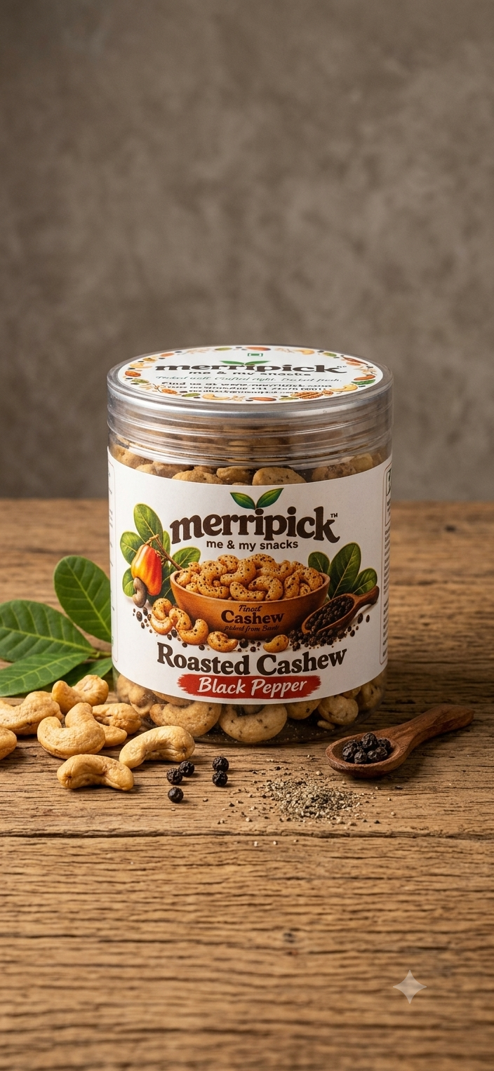 Black Pepper Roasted Cashew - 200g