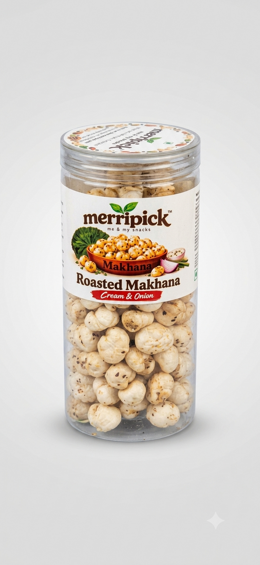 Cream & Onion Roasted Makhana - 70g