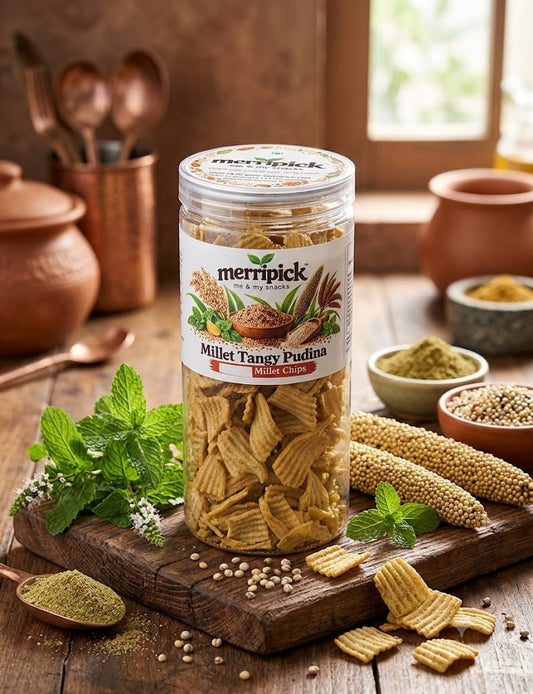 Millet Tangy Pudina Chips - 150g