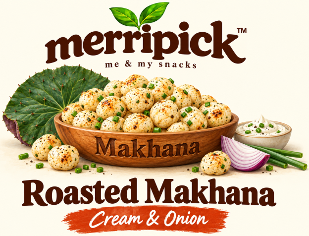 Cream & Onion Roasted Makhana - 70g