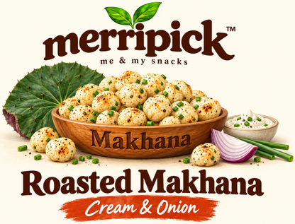 Cream & Onion Roasted Makhana - 70g