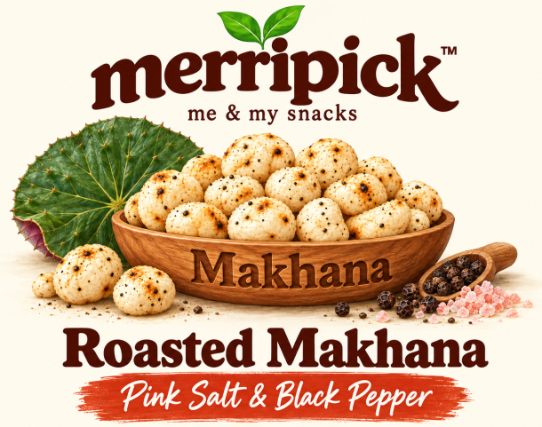 Pink Salt & Black Pepper Roasted Makhana - 70g