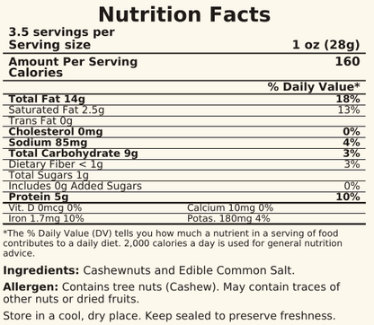 Salted Roasted Cashew - 200g