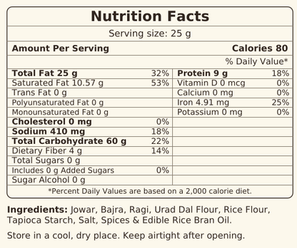Millet Tangy Pudina Chips - 150g