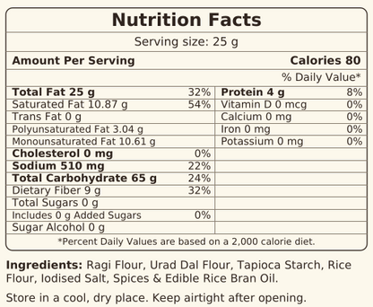 Ragi Indian Masala Chips - 150g