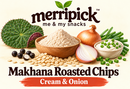 Cream & Onion Makhana Chips - 150g